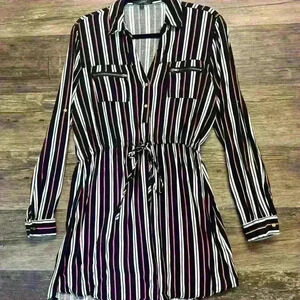 Louise Paris Striped Black White Women’s Dress Size Large L
